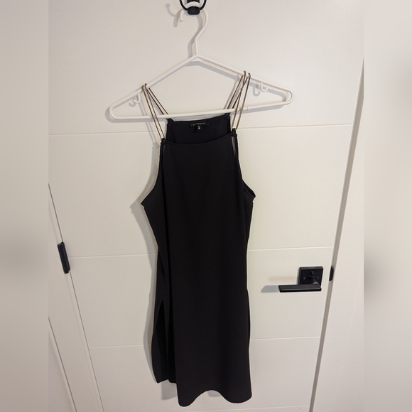 Dark purple Dynamite tunic with chain straps, size small - Picture 1 of 5